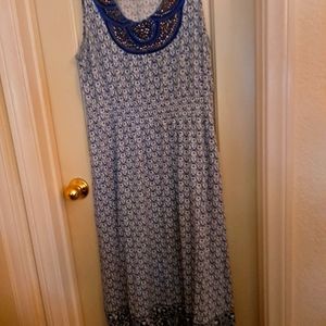 Charter club. Cute summer maxi dress, sleeveless.